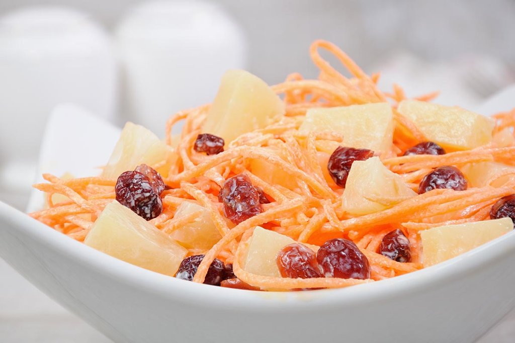 ration recipes carrot pineapple salad shutterstock