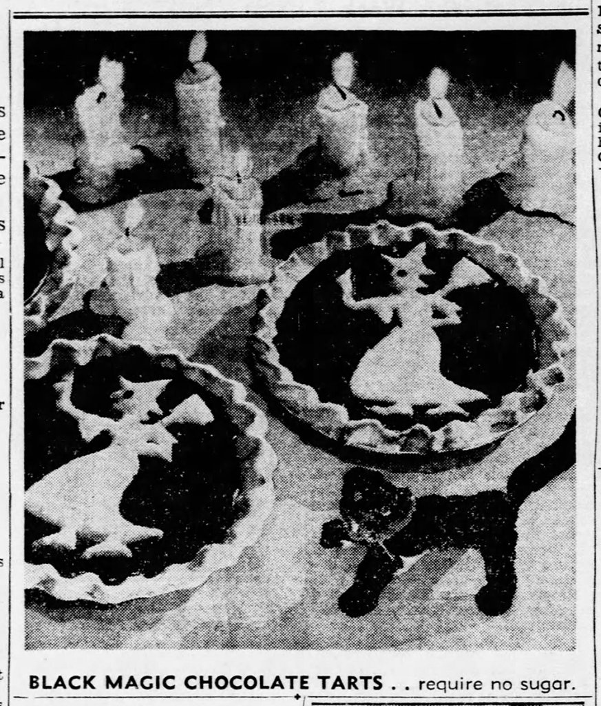 trick or treat World War II black magic tarts