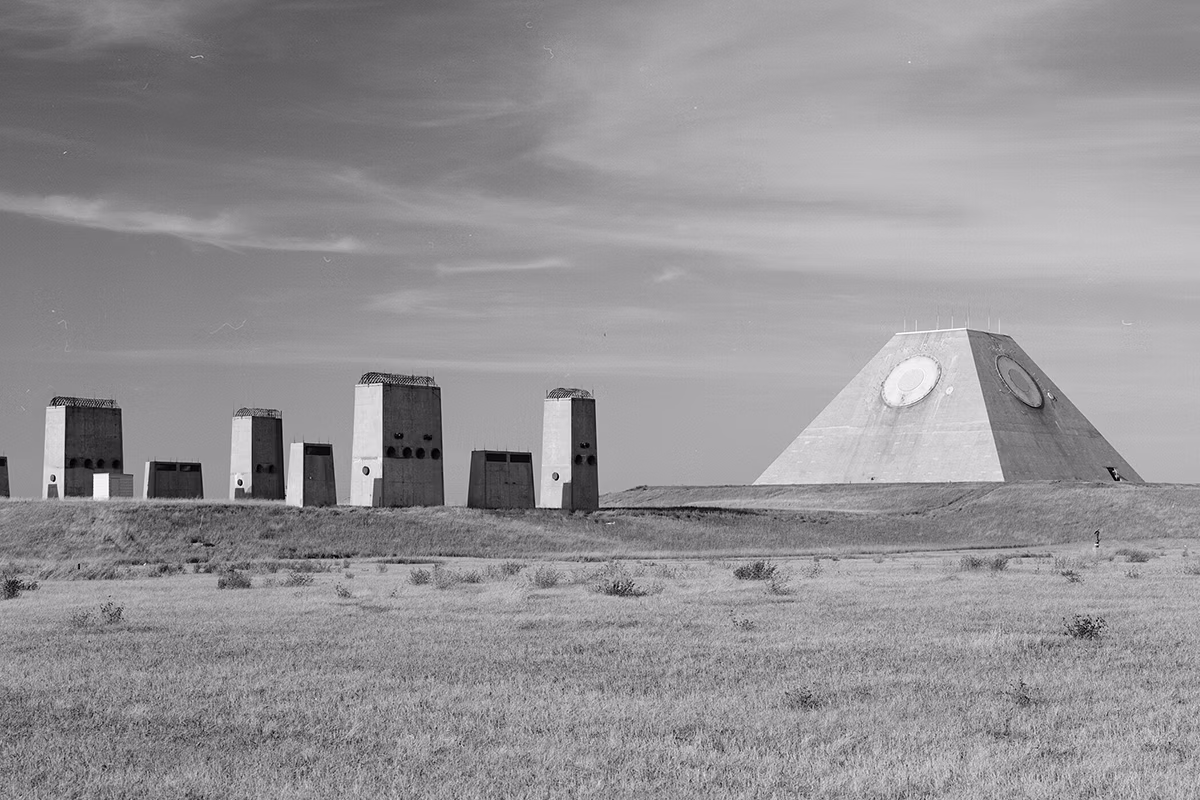 Stanley R. Mickelsen Safeguard Complex, Missile Site Control Building, Northeast of Tactical Road; southeast of Tactical Road South, Nekoma. (U.S. Air Force)