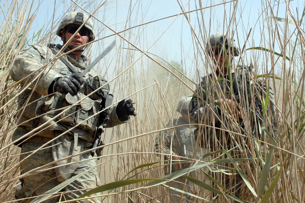 machete weapon iraq troops army