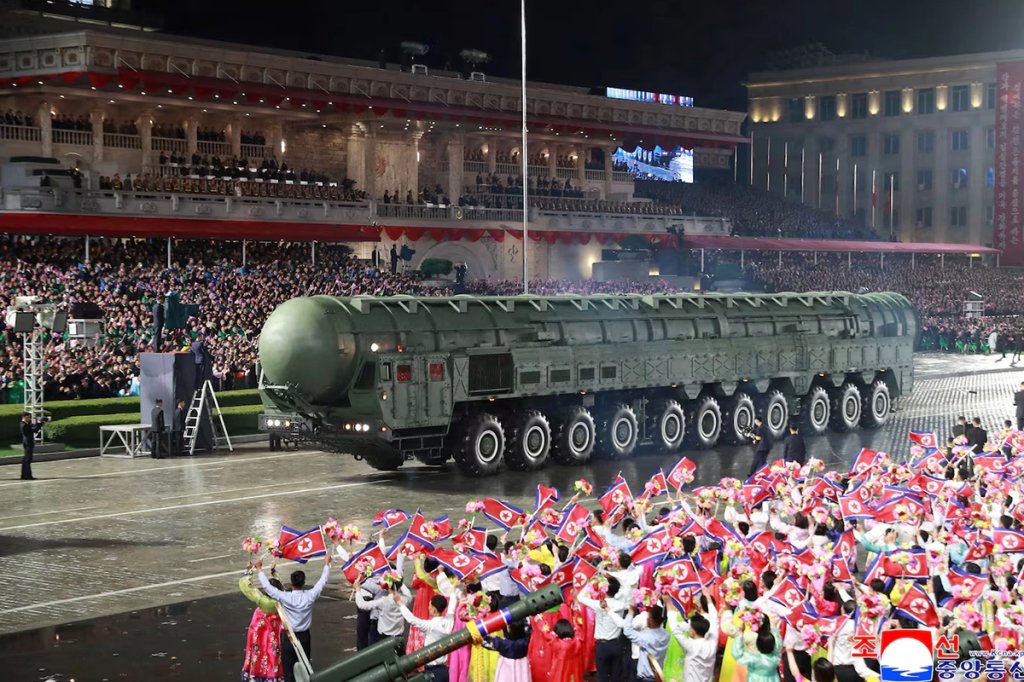 north korea intercontinental ballistic missile KIS square kcna