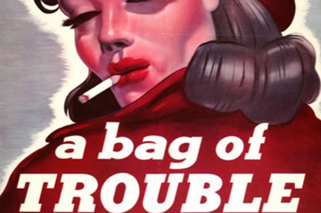 An anti-venereal disease poster from World War II. (National Archives)