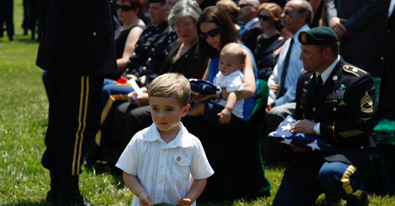 surviving spouse funeral header author