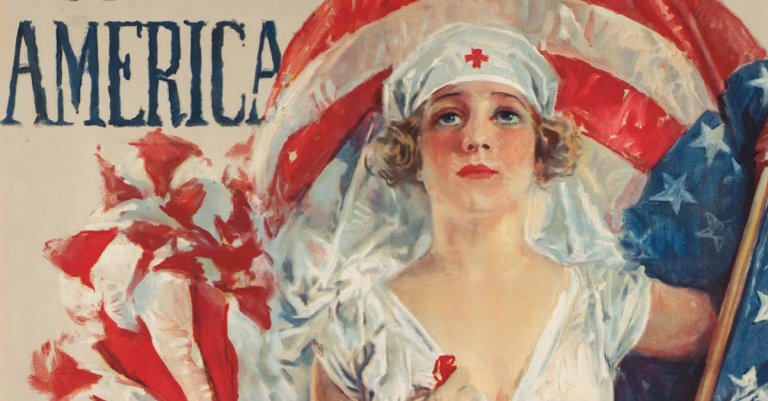 world war I nurses poster nara