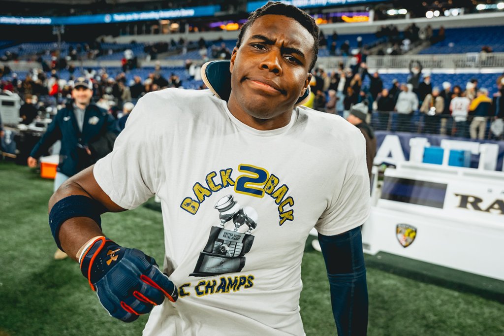 126th Army Navy Game back 2 back navy football X