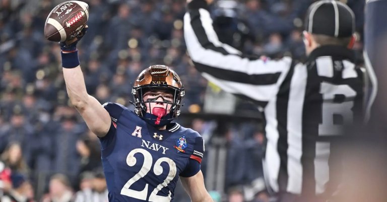 126th army navy game heidenreich navy