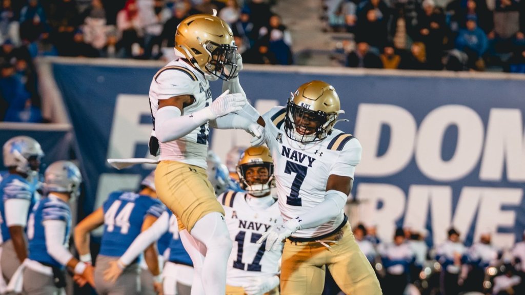 academy football Navy_celebration