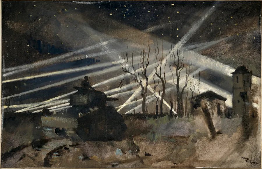 battle of the bulge Artificial-Moonlight-Italy-1944