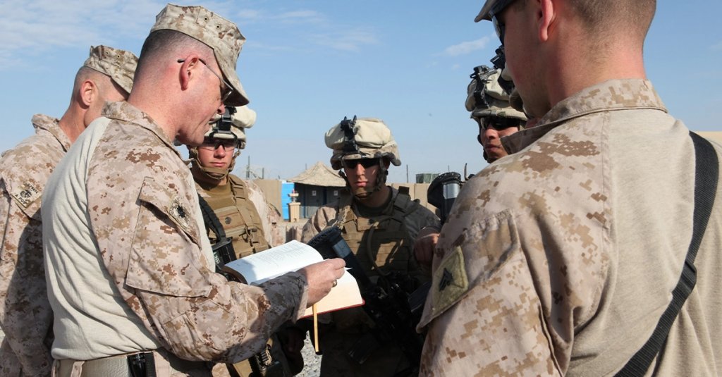 chaplain combat mairnes afghanistan