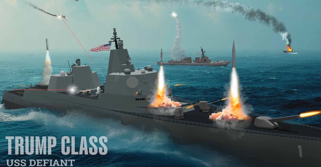 donald trump class battleship uss defiant navy