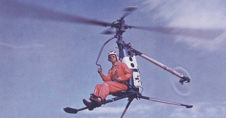 hiller rotorcycle experiment hiller