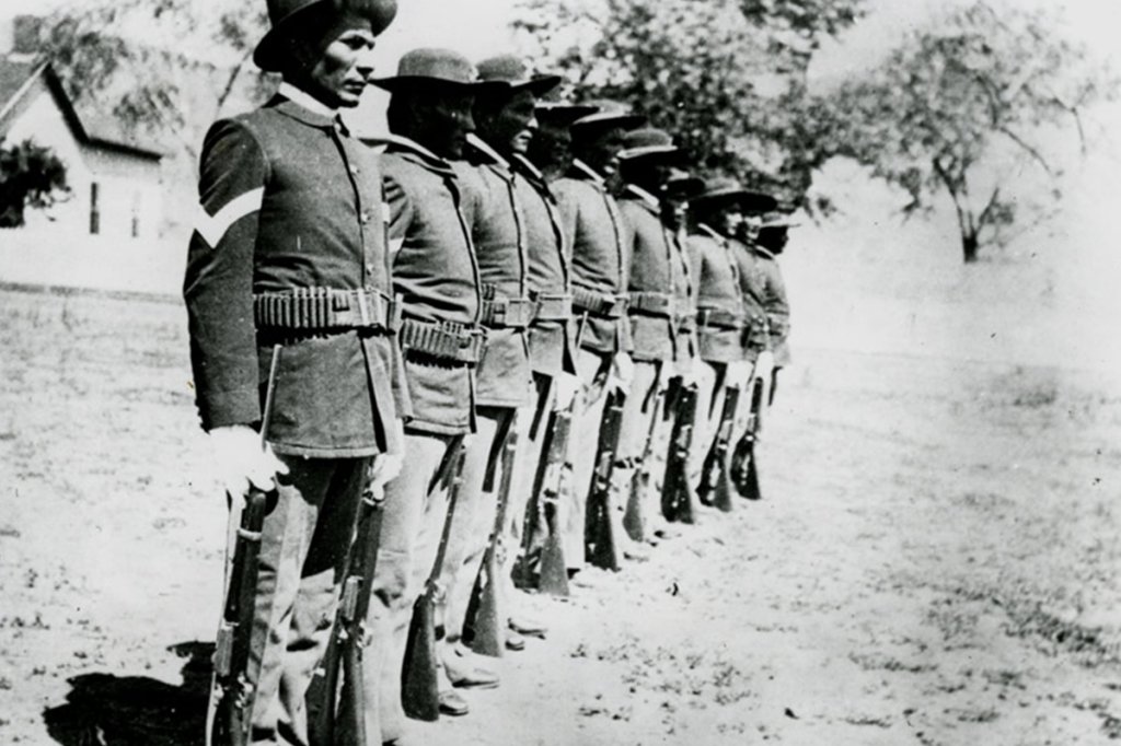 indian scouts in uniforms nara