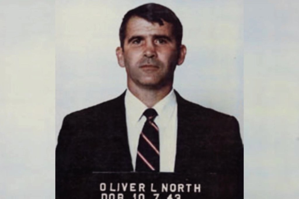 iran contra affair oliver north dod