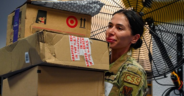 mail call air force packages dvids