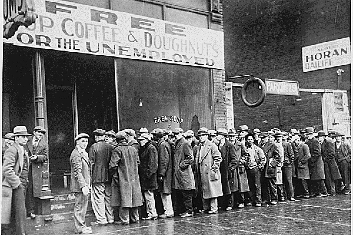 Great Depression soup kitchen
