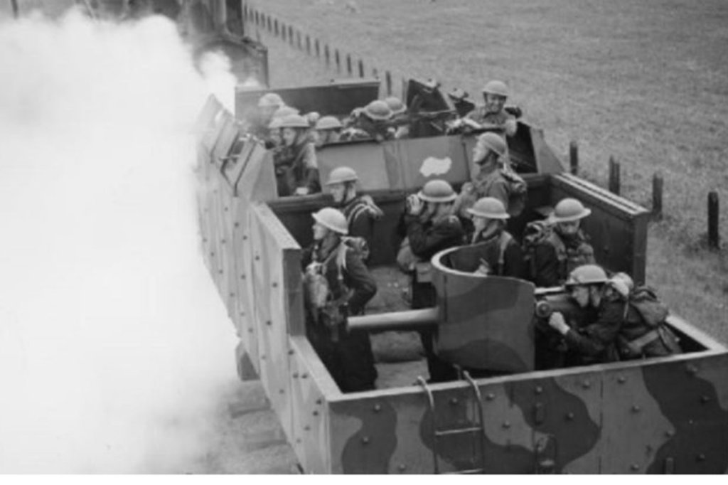 British armored train