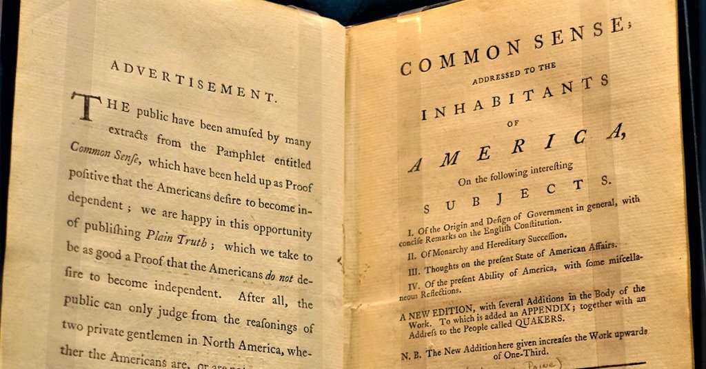 Thomas Paine "Common Sense"