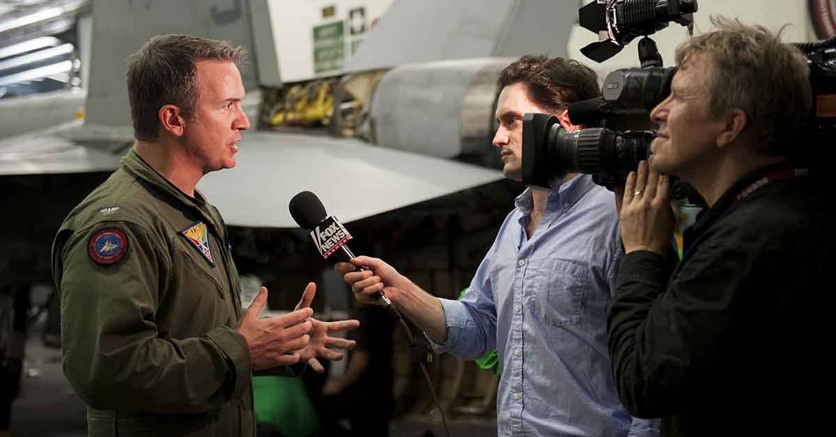 This Navy veteran reported live from war-torn Ukraine