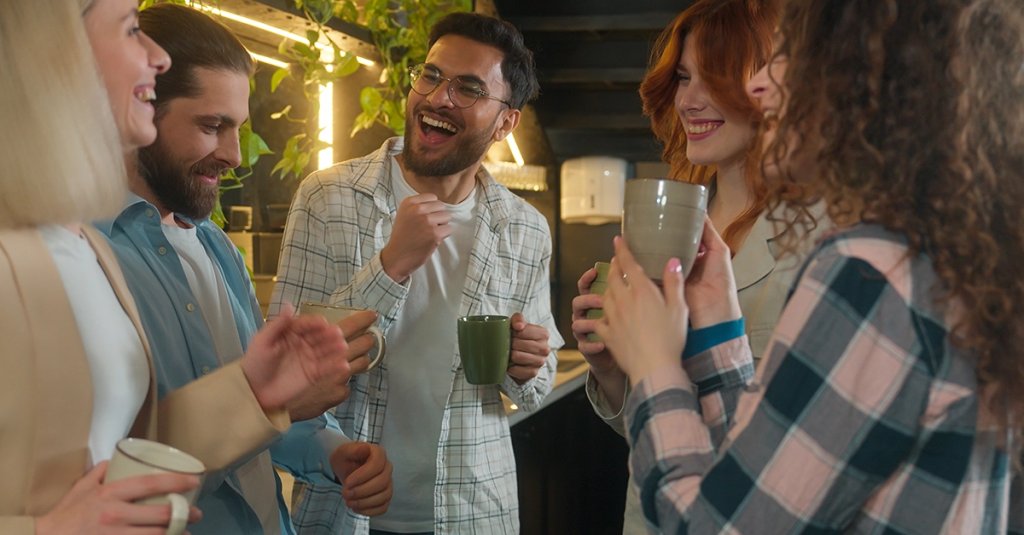 milspouse q&a group laugh shutterstock