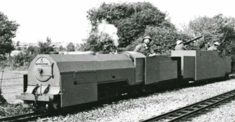 Miniature armored train