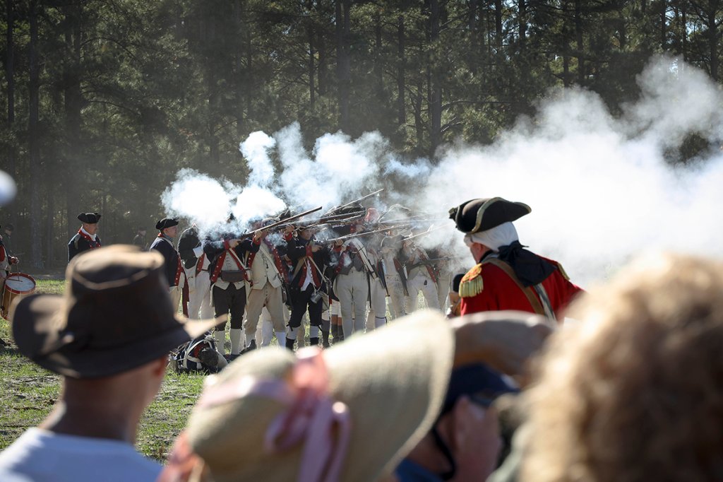 Revolutionary War reenactment