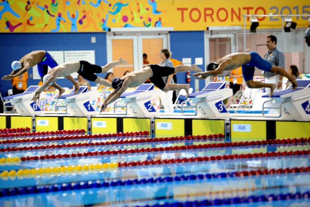 Modern pentathlon swimming