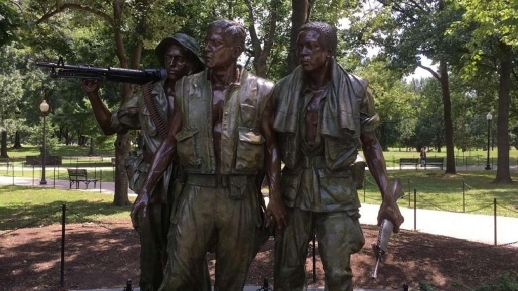 vietnam veterans memorial three soldiers nps