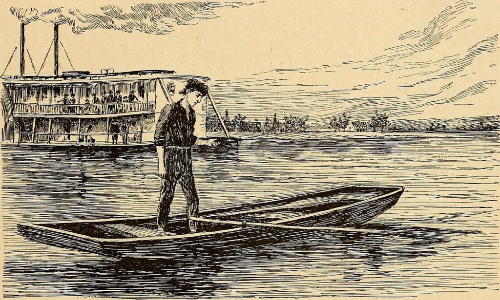 abraham lincoln working the ohio river ferry as a young man