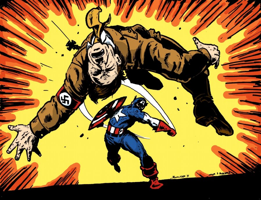 Captain America and the boldest punch in American pop culture