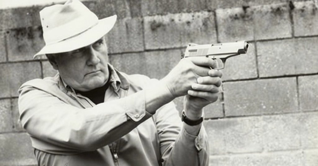 handgun shooting stance Modern pistol technique Jeff Cooper