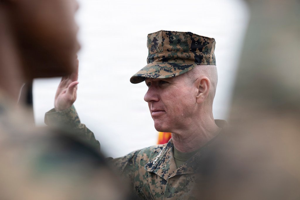 Marine Corps commandant Eric Smith