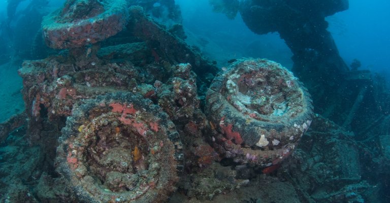 Million Dollar Point WWII Dump Site Vanuatu.
