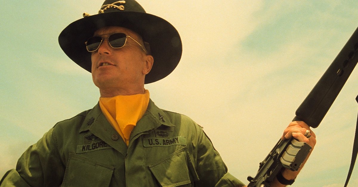 Actor Robert Duvall as Lt. Col. William "Bill" Kilgore in "Apocalypse Now."