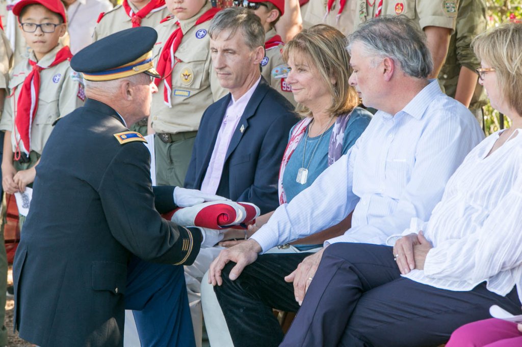 World War II airman memorial service