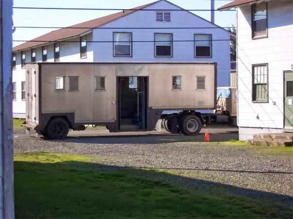 army cattle truck on post