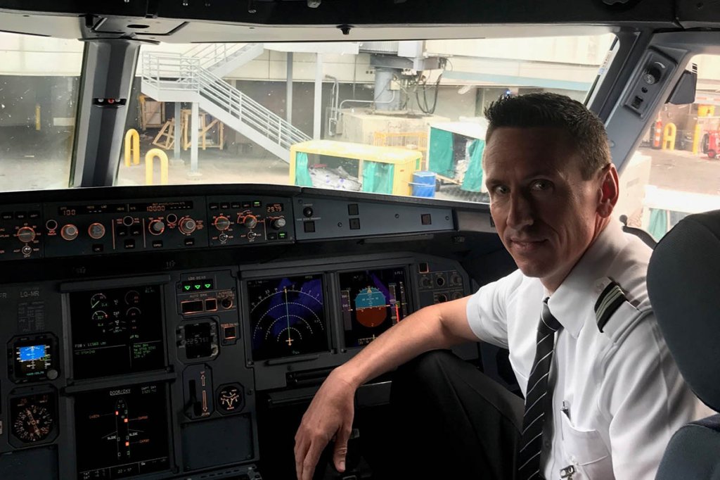 Commercial airline pilot