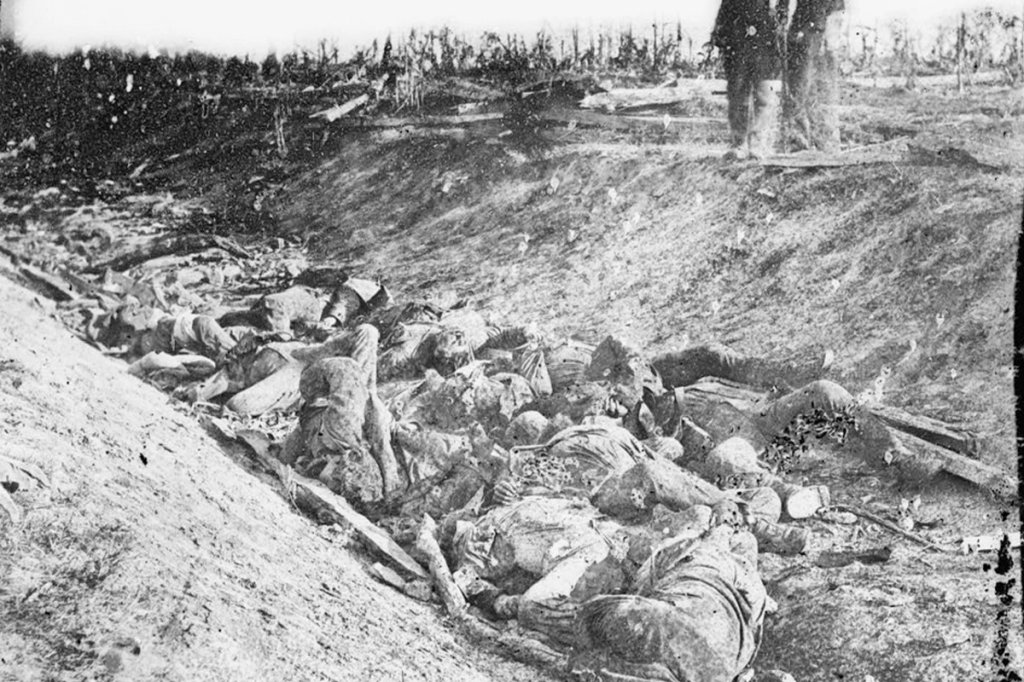 civil war funeral industry antietam dead loc