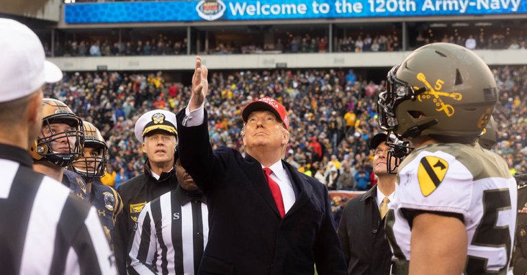 Donald Trump Army-Navy Game