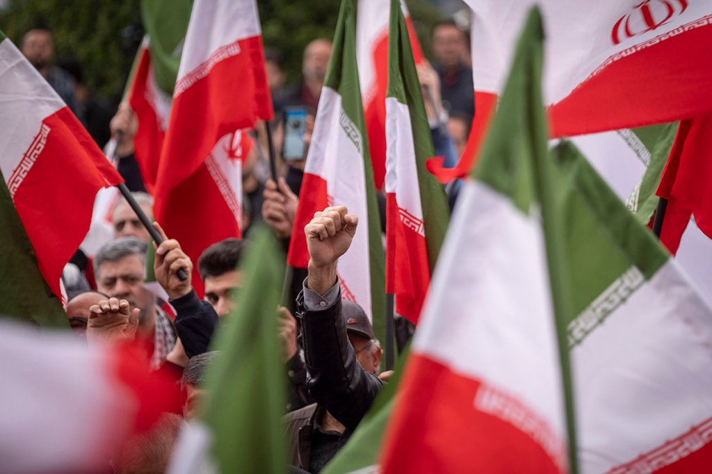 Anti-U.S.-Israel rally