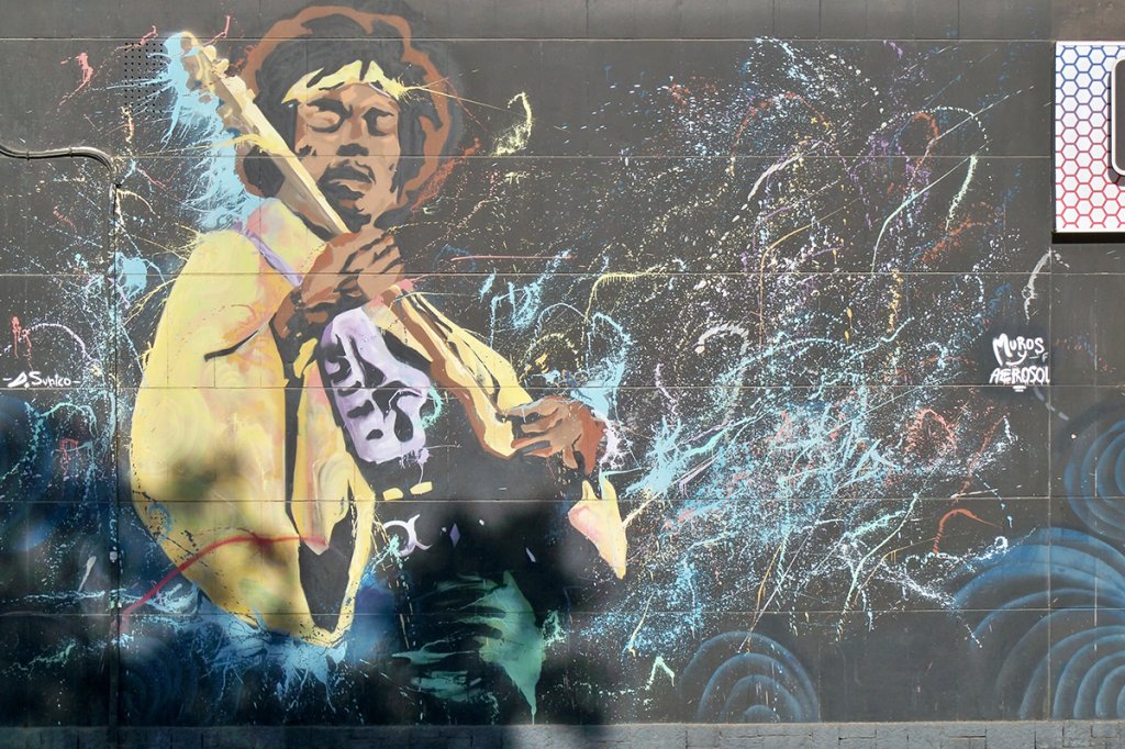 Jimi Hendrix mural