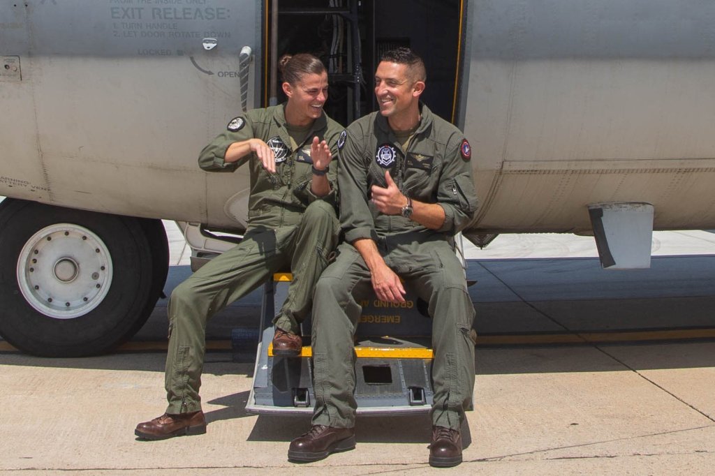 Marine Corps military couple