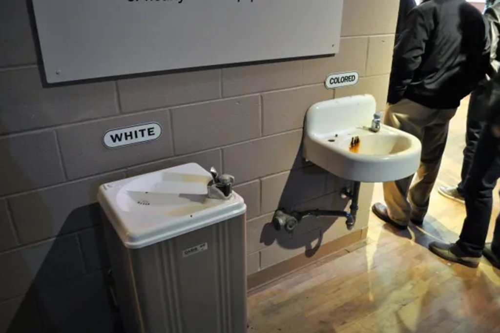 Segregated water fountains