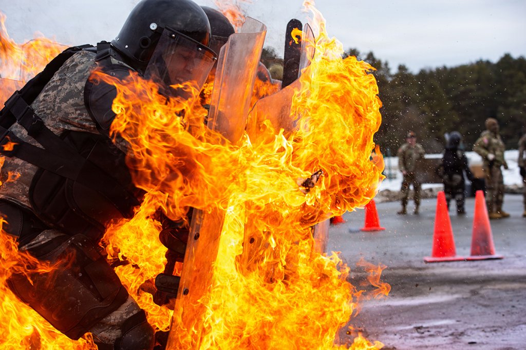 Fire phobia training