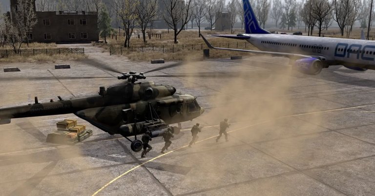 A screenshot from ukrainian warfare gostumel heores russian propaganda steam