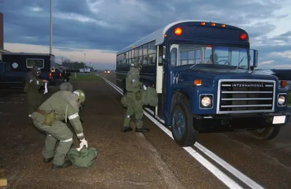 cattle truck people mover air force  blue goose