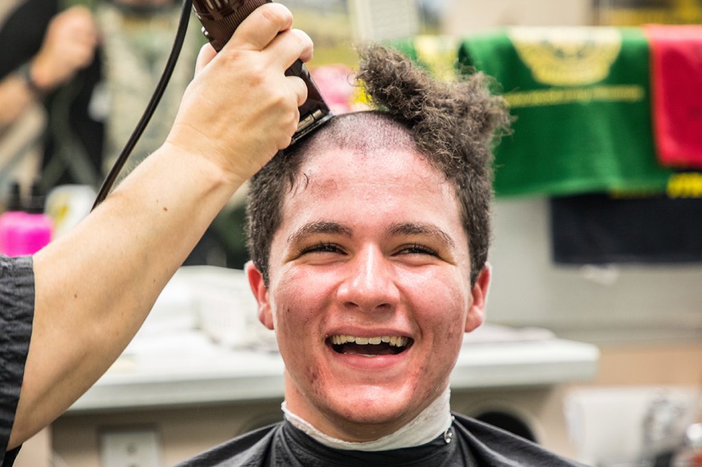 West Point first haircut