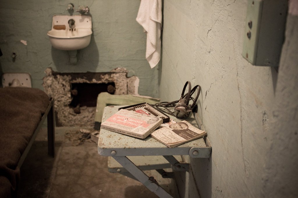 Alcatraz prison cell