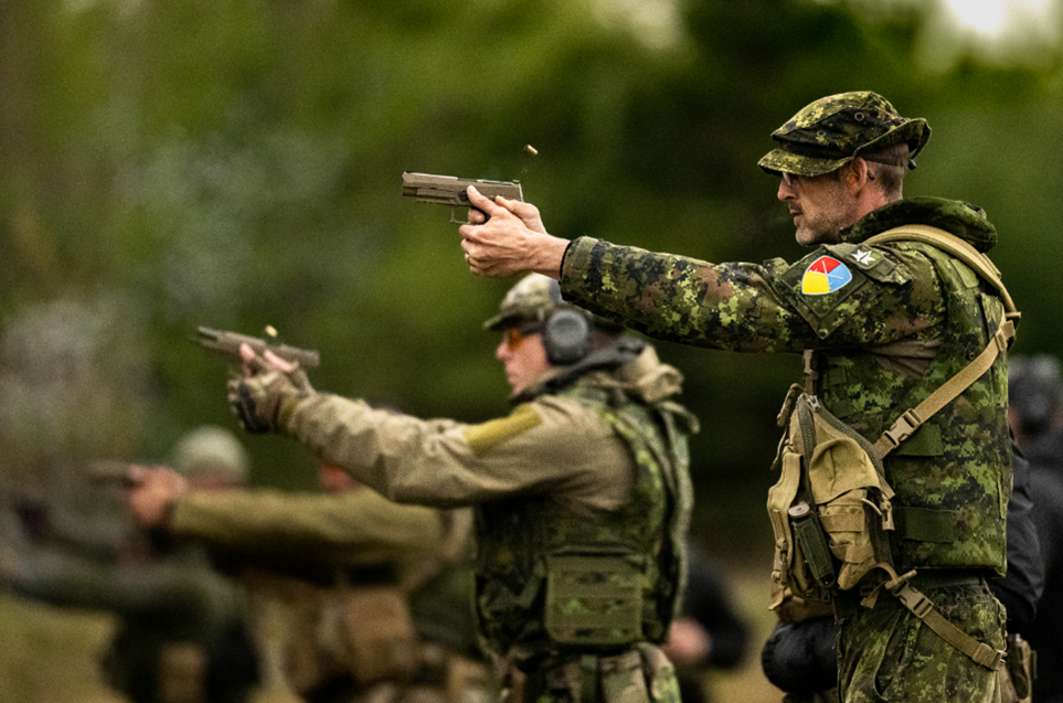 canada p320 discharge range