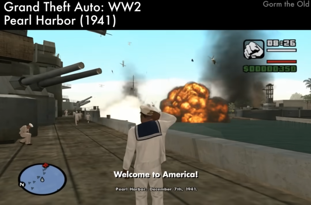 GTA world War I and II pearl harbor