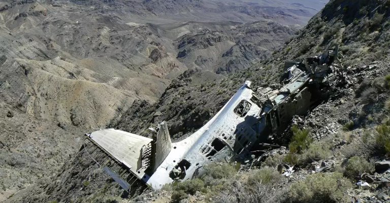 Death Valley plane crash site